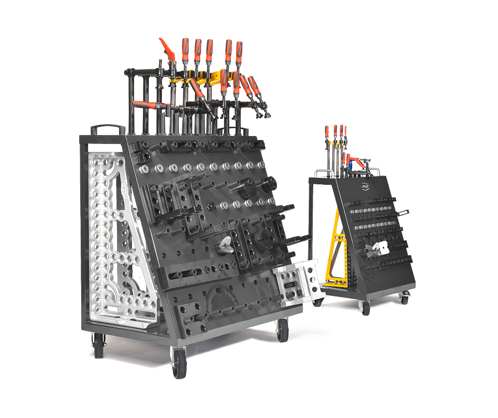 Accessory cart for workplace organisation